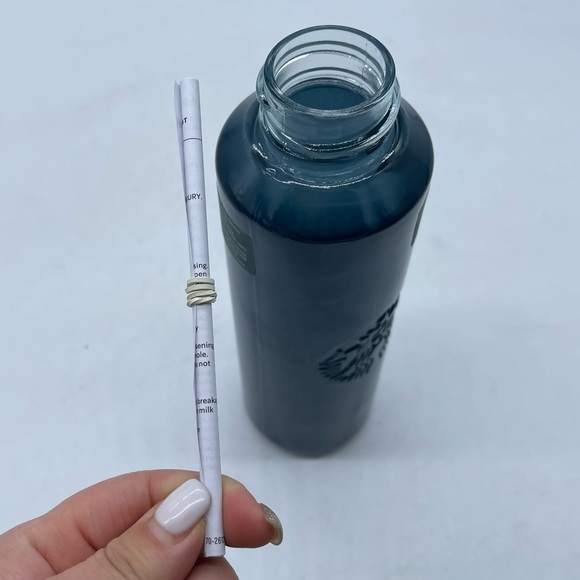 Starbucks Collectible Translucent Glass Water Bottle 22oz Recycled Irridescent - Picture 16 of 16